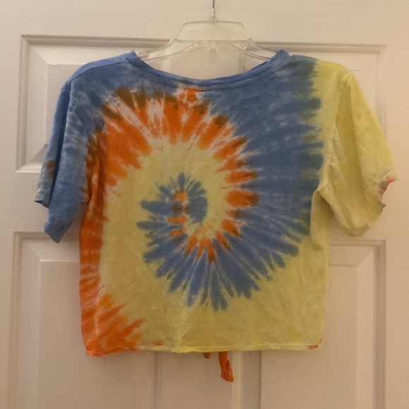 Tie dye short sleeve crop top - Picture 3 of 4